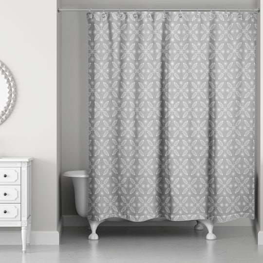 Starry Leaves Shower Curtain